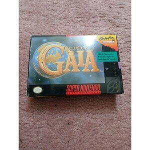 Illusion of Gaia (Super Nintendo SNES, 1994) Complete CIB ADULT OWNED WOW CLEAN!